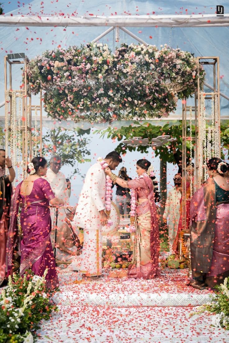 Kerala backwater wedding mandap